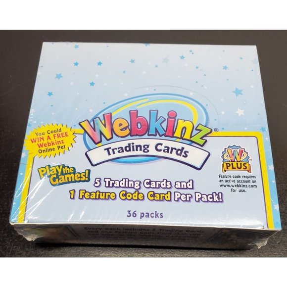 1 Box of Webkinz Trading Cards - New - Factory Sealed - 36 Packs - Picture 1 of 6